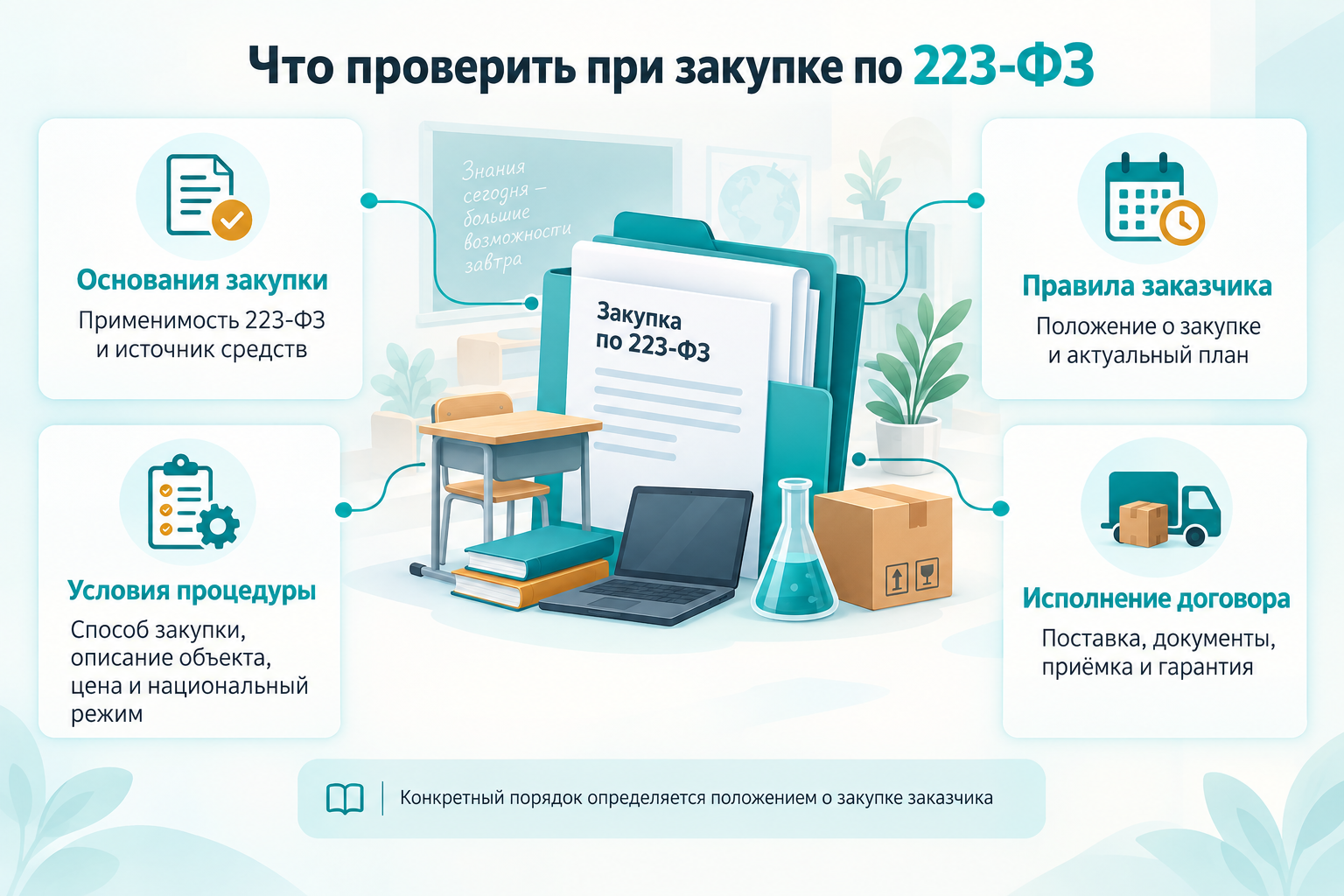 Смысловая карта проверки закупки оборудования по 223-ФЗ