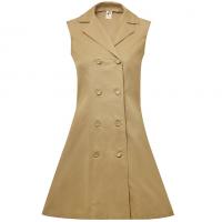 Платье без рукавов, расклешенное