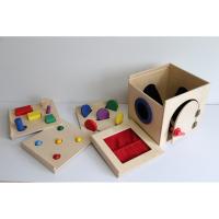 Тактильный модуль ящик с замочками 300х300х300 мм