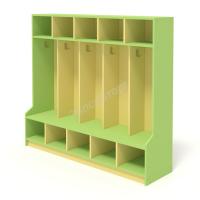 Раздевалка с открытыми шкафчиками, 5 секций