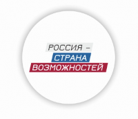 Стенд резной "Логотип "Россия - страна возможностей"