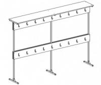 Вешалка напольная 36 крючков