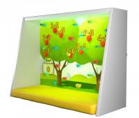 Интерактивный скалодром «Эльбрус» крепление к полу и потолку 3,4*4,5 м