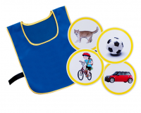 Игровой набор с комплектом тематических картинок для изучения правил дорожного движения