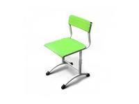 Стул ученический регулируемый по высоте, цветной